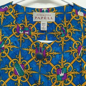 Adrianna Papell vintage silk dress size 8